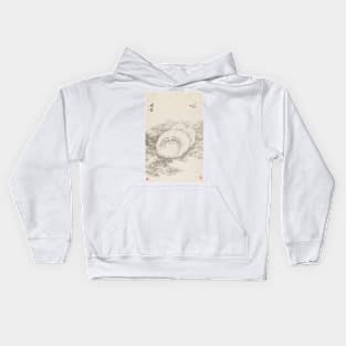 Cat and butterfly Kids Hoodie